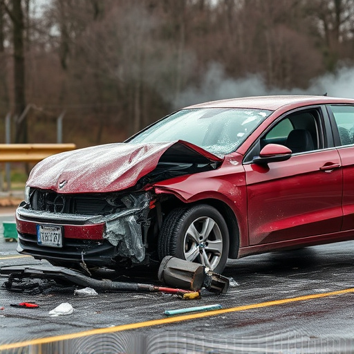 car crash damage