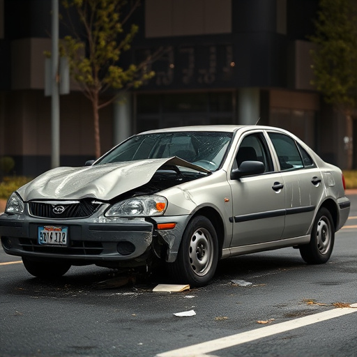 car crash damage