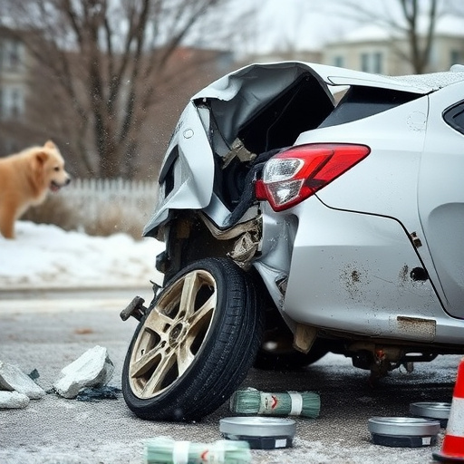 car crash damage