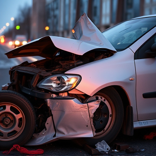 car crash damage