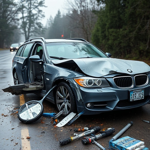 car crash damage