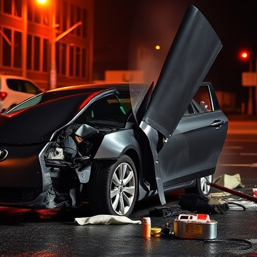 car crash damage