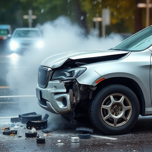 car crash damage
