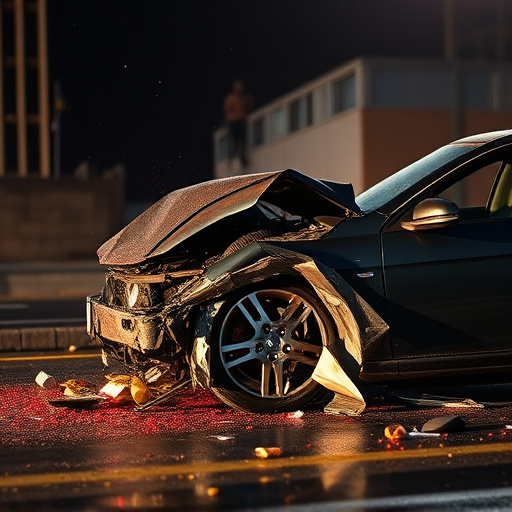 car crash damage