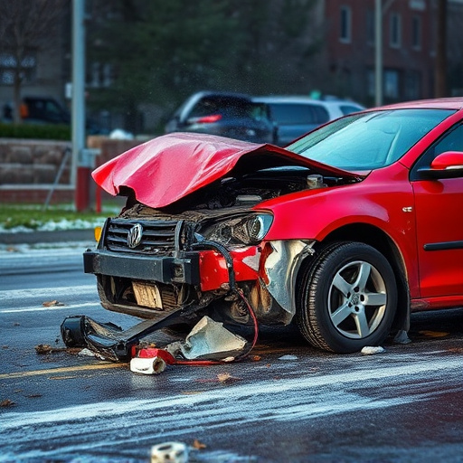 car crash damage