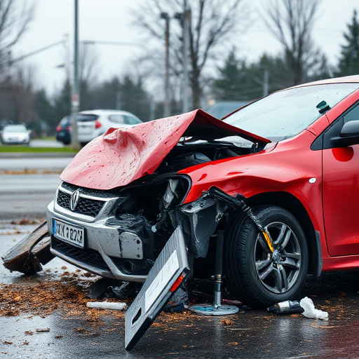 car crash damage