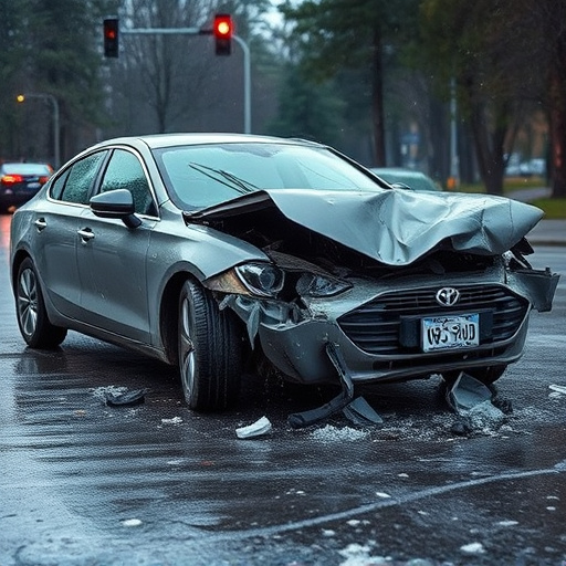 car crash damage