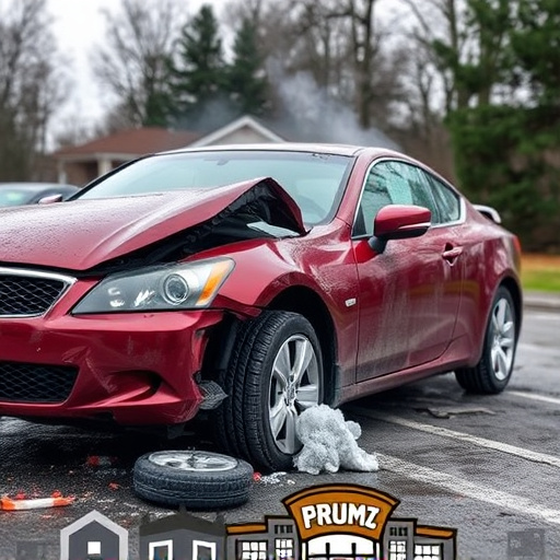 car crash damage