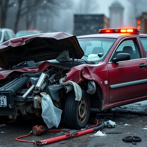 car crash damage