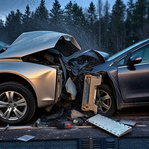 car crash damage