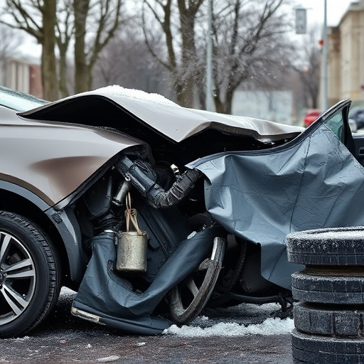 car crash damage