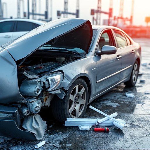 car crash damage