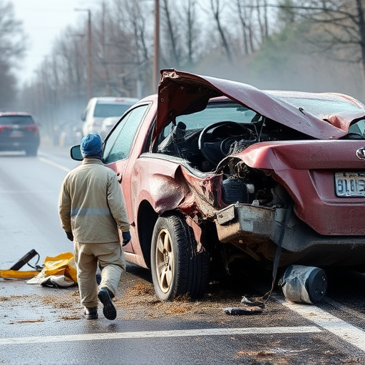 car crash damage