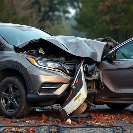 car crash damage