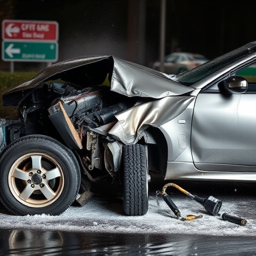 car crash damage