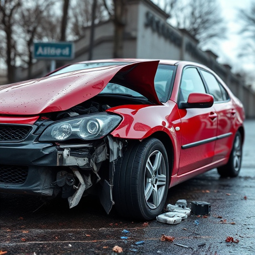 car crash damage