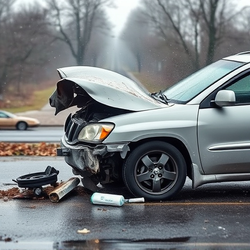 car crash damage