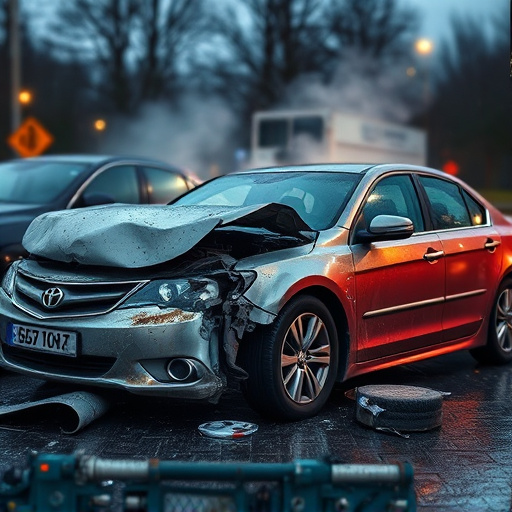 car crash damage