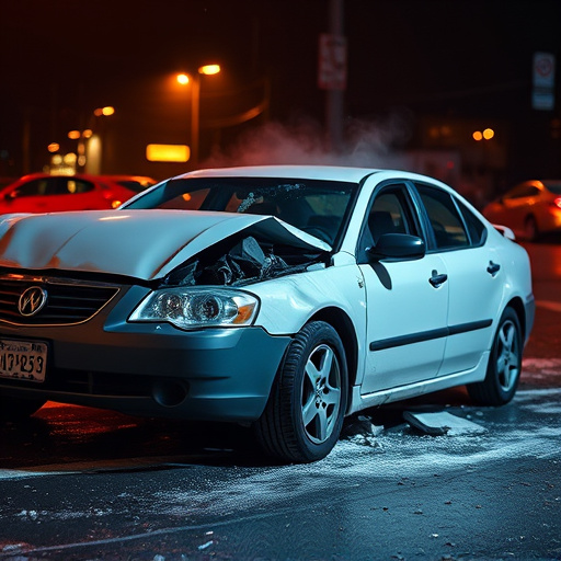 car crash damage