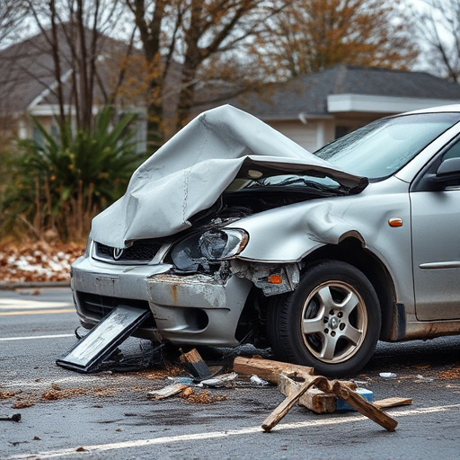 car crash damage