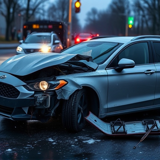 car crash damage