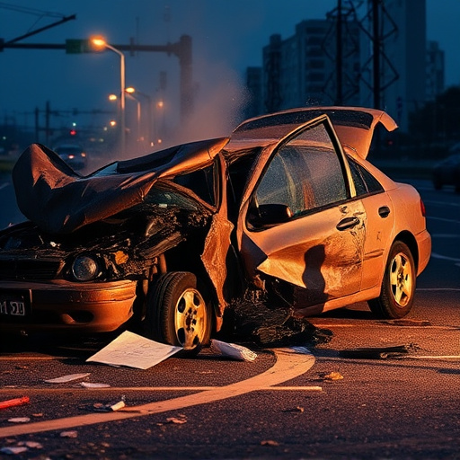 car crash damage