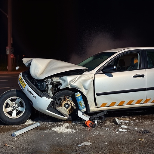 car crash damage