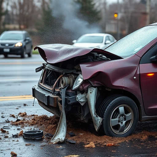 car crash damage