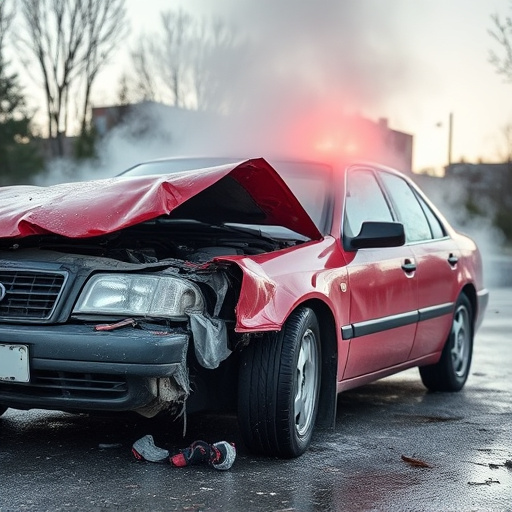 car crash damage