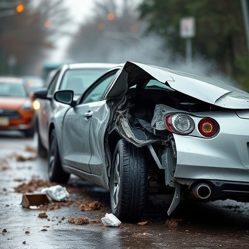 car crash damage