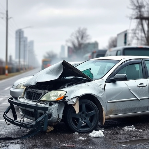 car crash damage
