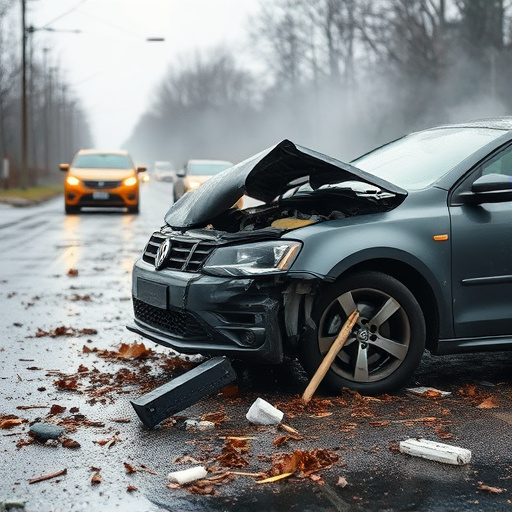 car crash damage