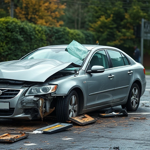 car crash damage