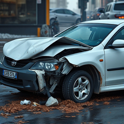 car crash damage