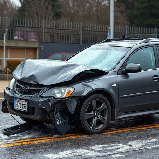 car crash damage