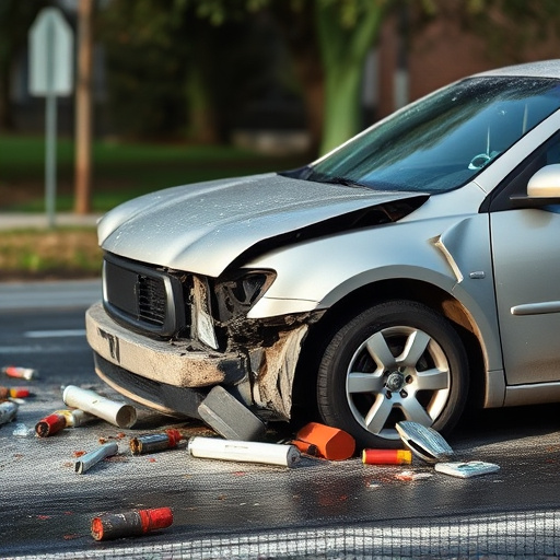 car crash damage