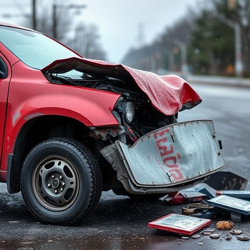 car crash damage