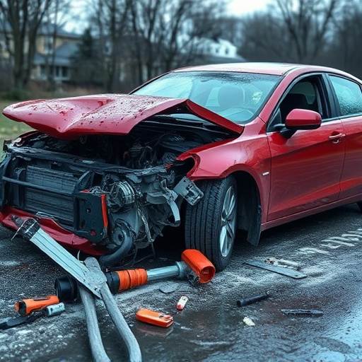 car crash damage