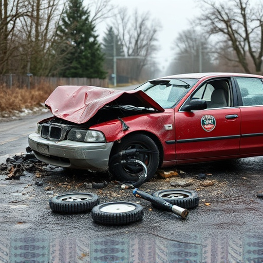 car crash damage