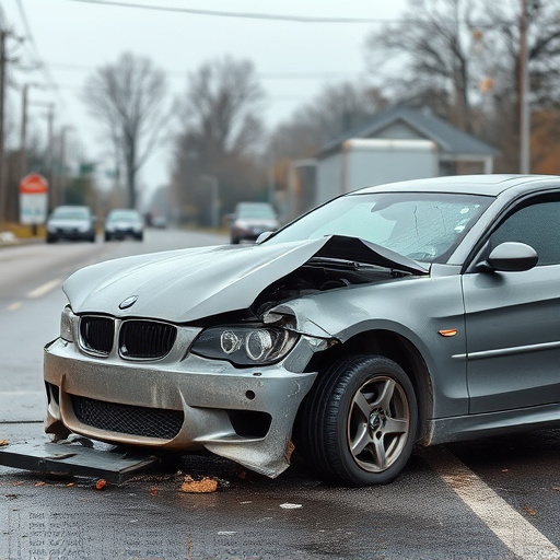 car crash damage