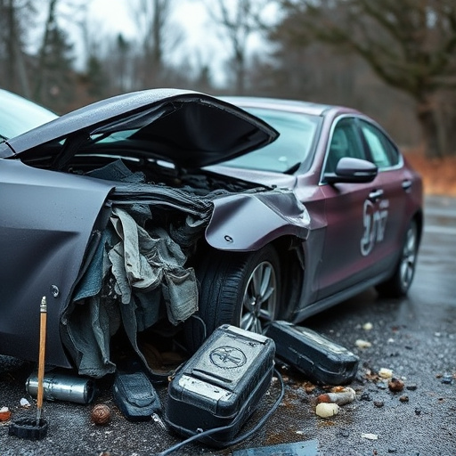 car crash damage