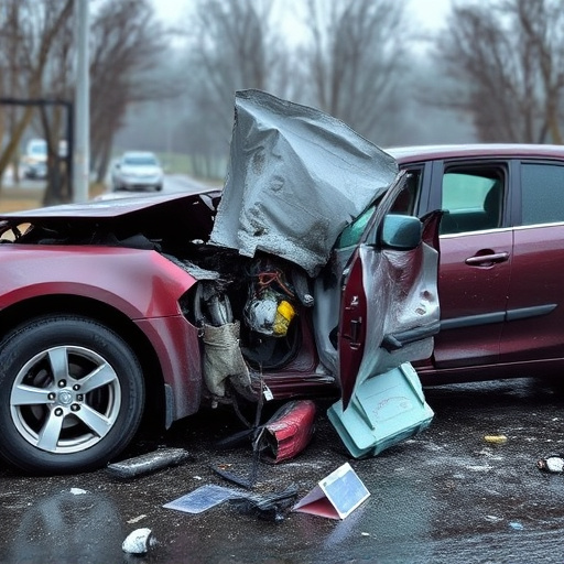 car crash damage