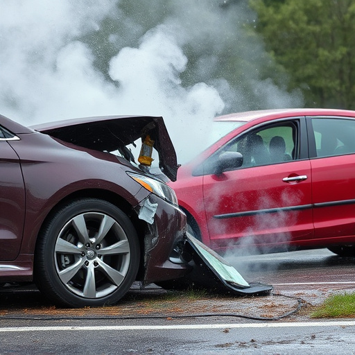 car crash damage
