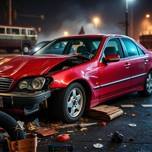 car crash damage