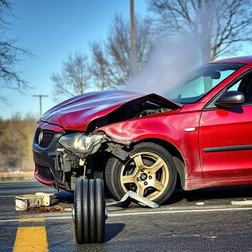 car crash damage