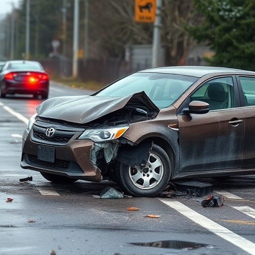 car crash damage
