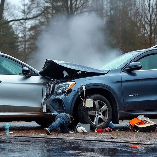 car crash damage