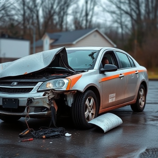 car crash damage