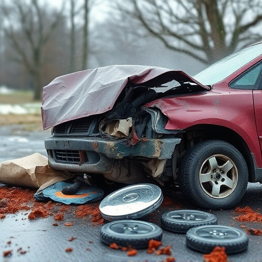 car crash damage