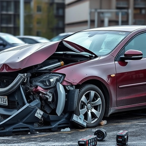 car crash damage